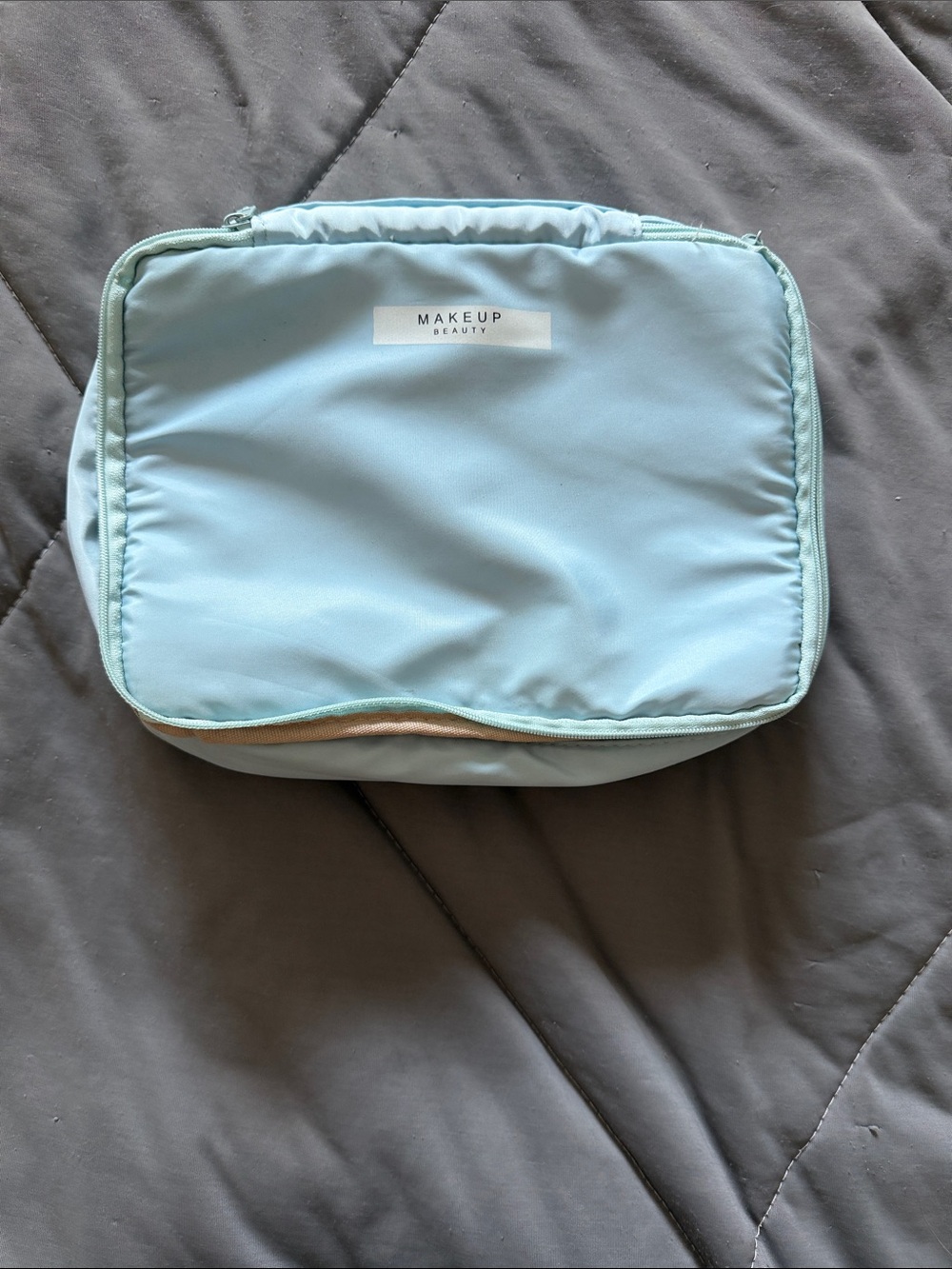 SHEIN Light Blue Makeup Pouch